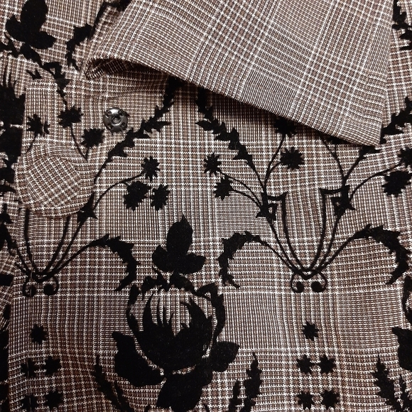 Cartise Brown Plaid Bolero Jacket - Picture 9 of 10